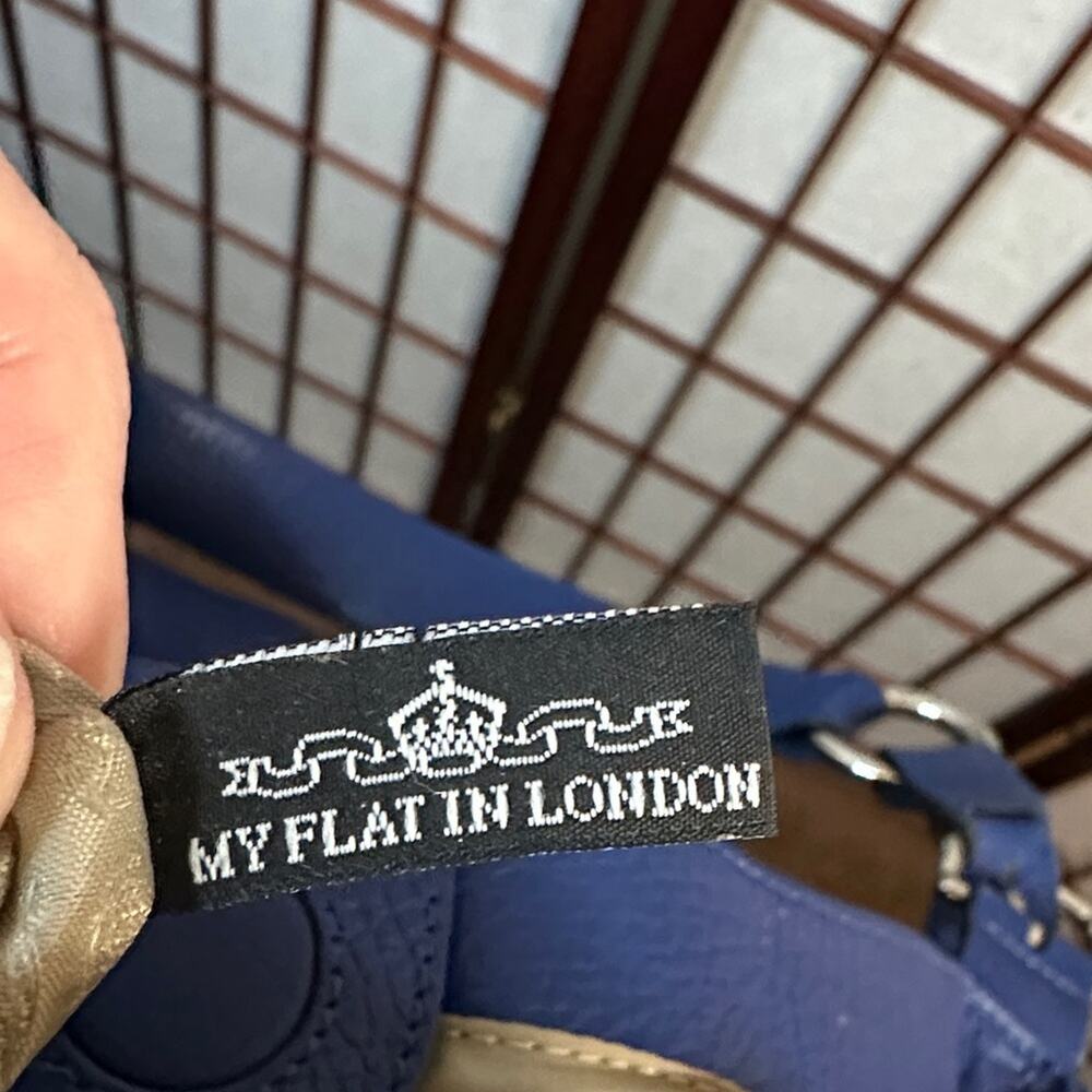 My Flat in London Blue and Green Shoulder Bag Messanger bag - Picture 9 of 10
